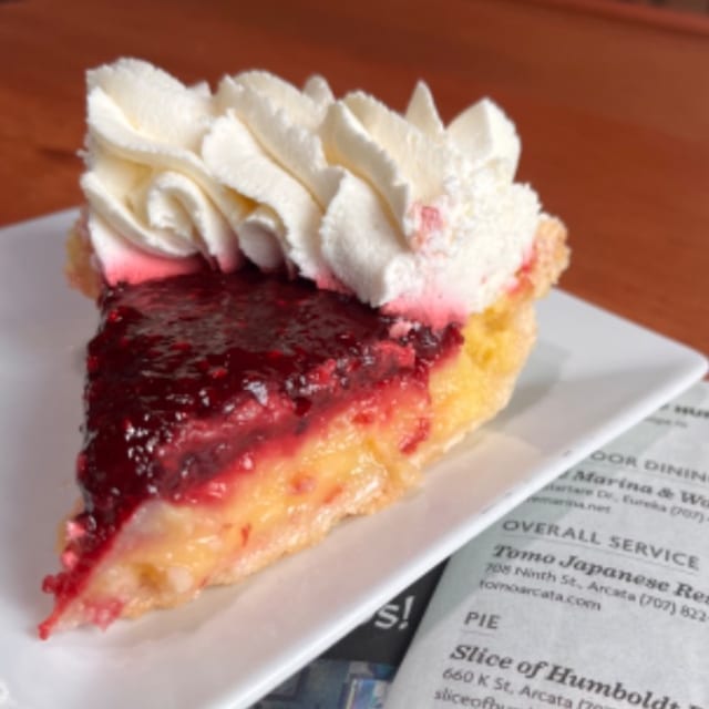 Lemon Raspberry Pie - Slice (Avail every month).