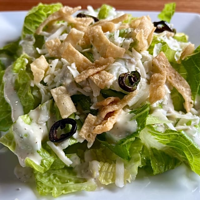 Spicy Caesar Salad.