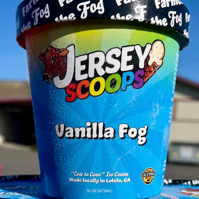 Pint of Jersey Scoops - Key Lime Ice Cream.