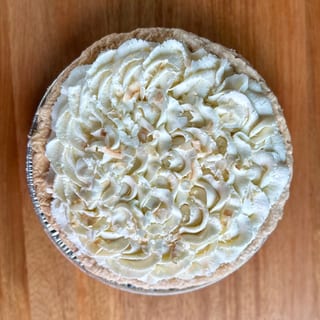 Black Bottom Coconut Cream - 9" Whole (Avail. through Sat. 8/29)
