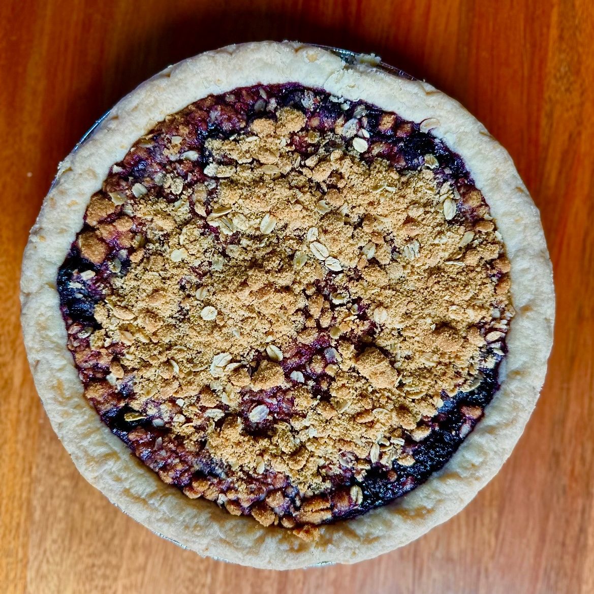 9" Whole - GF/V Black & Blue Crumble (Fair p/u only).