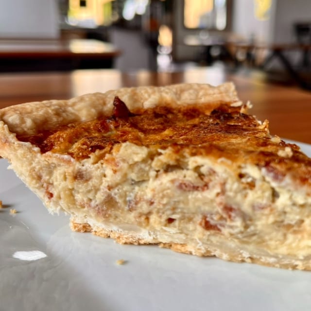 Smoked Bacon Quiche - 9" Family Size (24hrs. in advance).