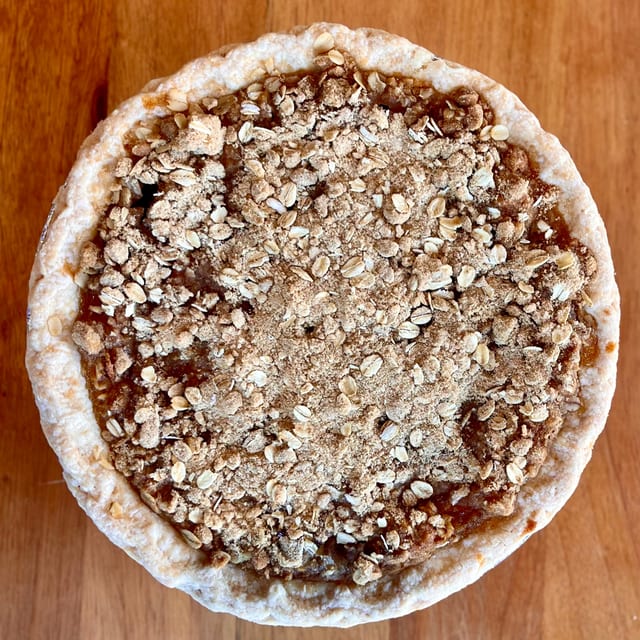 *GF/V Peach & Blueberry Crumble - 9" Whole (Avail. through Sat. 8/29).