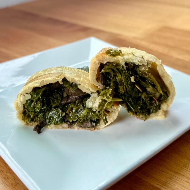 GF/Vegan Mushroom & Kale Hand Pie (Avail. Thru - Sat. 10/31).