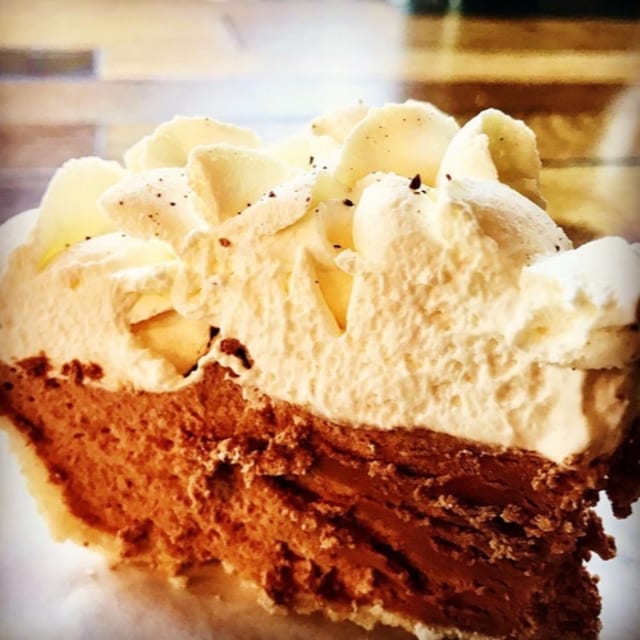 *GF Chocolate Silk Pie - Slice.