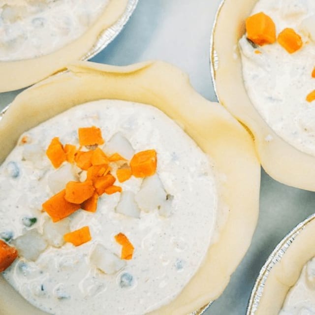 Veggie Pot Pie - 5" Individual - 4 pack.